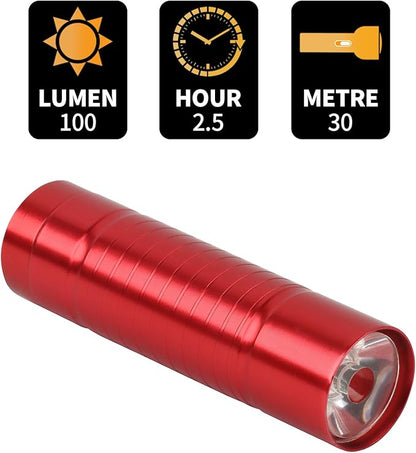 6 Pack Red Light LED Flashlight Mini, Red Flashlight Red Torch for Astronomy, Aviation, Night Observation and Animal Observation