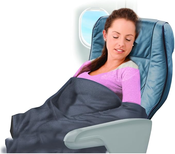 Cloudz Compact Travel Blanket - Charcoal