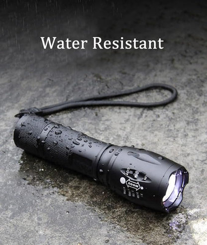 LED Flashlights 2 Pack- Mini Camping Flashlights Torch with High Lumens, 5 Modes, Zoomable Beam - Powerful, Bright, Tactical Flash Light for Emergency, Outdoor and Home Use