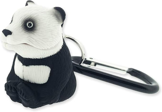 Big Discoveries WildLight Animal Carabiner Flashlight - Fun Mini Keychain Flash Lights for Kids, Nurses, Camping