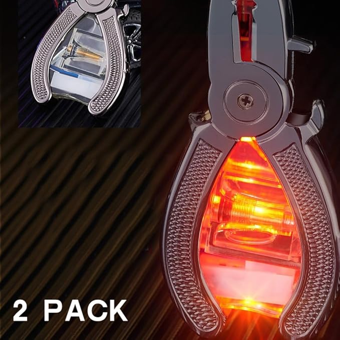2PACK Black Windproof Flame Adjustable Lighter,Cool,Jet Torch Flame Lighters,Butane Refillable Torch,BBQ Candles Camping (No Butane Fuel)