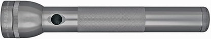 Maglite Heavy-Duty Incandescent 3-Cell D Flashlight in Display Box, Gray
