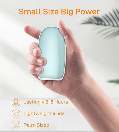 Hand Warmers Rechargeable, Electric Reusable 5000mAh Single Sided or Double Sided Heating Battery Pack for Football Winter Camping Fishing Skiing, Great Gift for Women and Men