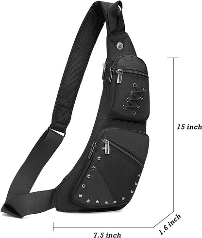 NICGID Sling Bag Chest Shoulder Backpack Crossbody Bags Casual Daypack for Men Women