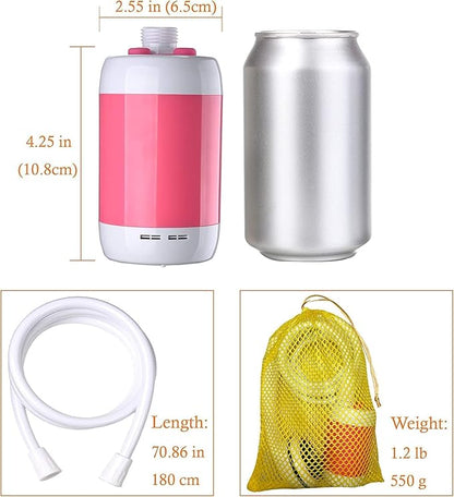Iron Hammer Portable Shower Camping Shower Outdoor Shower Handheld Electric Shower