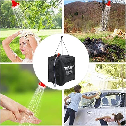 40L Water Bag Solar Heated, Solar Heating 40L Solar Shower Bag for Camping for Outdoor