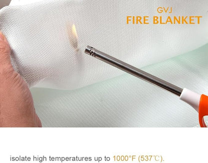 Fire Blanket,Emergency Fire Blanket for Home and Kitchen， Fiberglass Fire Extinguisher Blanket for Camping, Cars, 0ffices, Warehouses, Schools,Grill, Fireplaces (4)