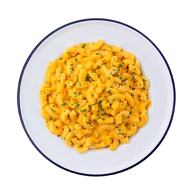 Mountain House Veggie Chorizo Breakfast Scramble 2-Servings & Creamy Macaroni & Cheese 2 Servings Bundle
