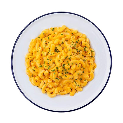 Mountain House Veggie Chorizo Breakfast Scramble 2-Servings & Creamy Macaroni & Cheese 2 Servings Bundle