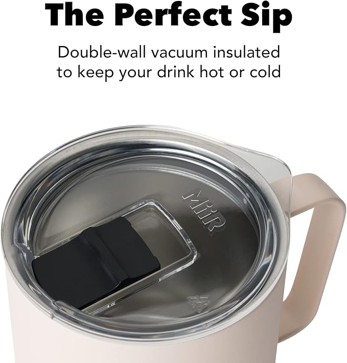 MiiR, Camp Cup, Vacuum Insulated, Stainless Steel with Slide Lid, BPA Free, Thousand Hills, 12 Fluid Ounces