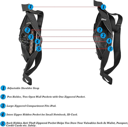 NICGID Sling Bag Chest Shoulder Backpack Crossbody Bags Casual Daypack for Men Women