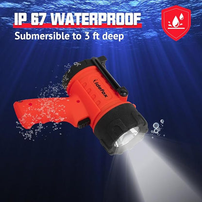 Rechargeable Spotlight Flashlights 1000 Lumen Super Bright Spot Light with 3 Modes Long Lasting Flashlight Searchlight and Flood Camping Flashlight