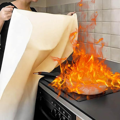 Fire Blankets Emergency for Home Kitchen Fiberglass Fire Extinguisher Blanket for School, Fireplace, Grill, Vehicle, Office, Warehouse