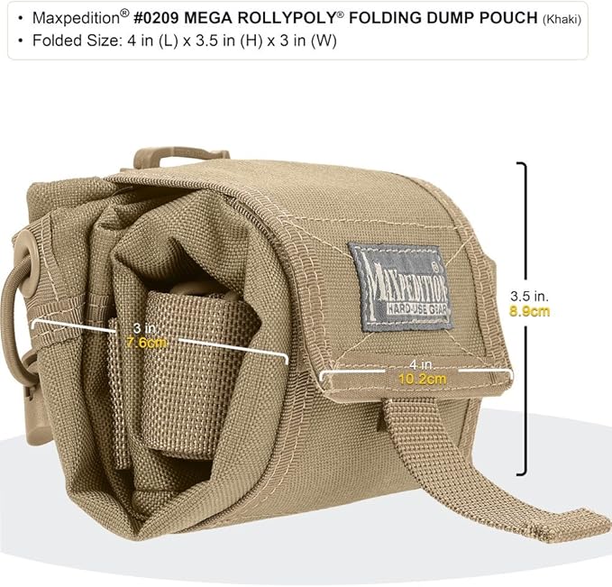 MAXPEDITION Mega Rollypoly Folding Dump Pouch