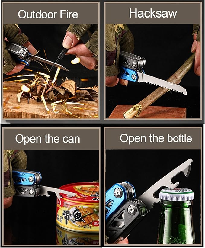 Multitool for Camping Hiking Survival