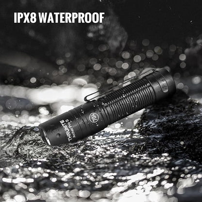 ThruNite Archer Pro S EDC Flashlight - Customized Edition with 704 Tactical, 1459 High Lumens Cool White LED, USB-C Rechargeable Flashlight with Tail Switch for Camping & Outdoor Use