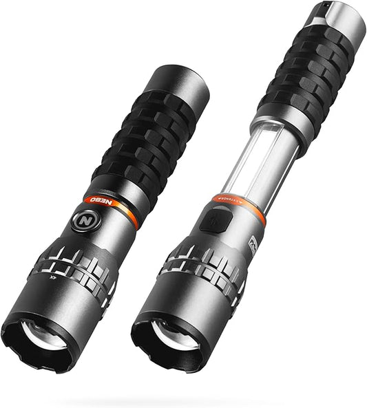NEBO Slyde King Flashlight, Rechargeable LED Flashlight and Work Light, Bright, Durable, Everday Carry & Camping Flashlight with 4 Light Modes, C.O.B. Work Light and Magnetic Base