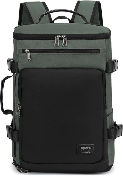 Gym Duffle Bag Backpack 4-Way Waterproof with Shoes Compartment for travel Sport Hiking laptop Business-Grey XL