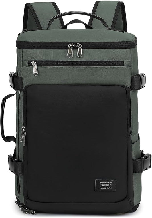Gym Duffle Bag Backpack 4-Way Waterproof with Shoes Compartment for travel Sport Hiking laptop Business-Grey XL
