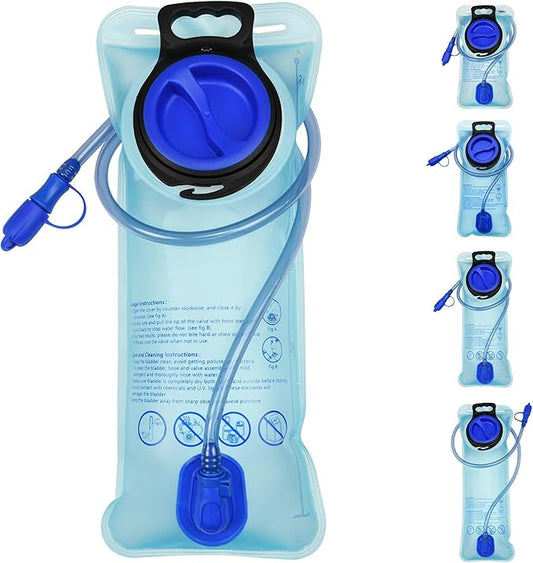 1/2/4/8 Pack Hydration Bladder, 1.5L/2L/2.5L/3L Water Reservoir, Leakproof Water Bladder Hydration Pack, Large Opening Water Storage Bladder Bag, for Cycling Hiking Camping