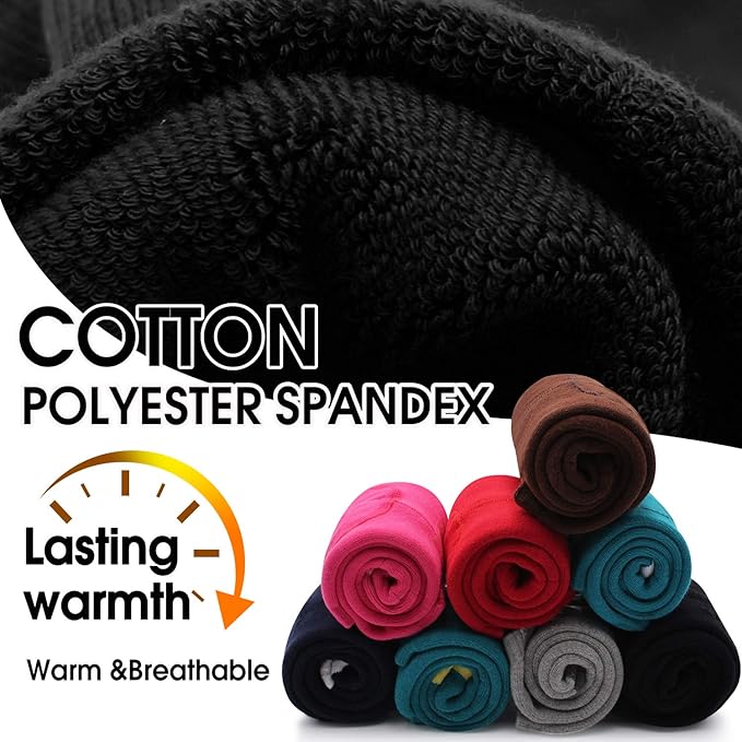 Heated Socks Women Electric Battery Socks Thermal Insulated Socks for Arthritis, Winter Thick Warm Cotton Sox Heating Foot Warmer, Unisex & USA 6-13 Size