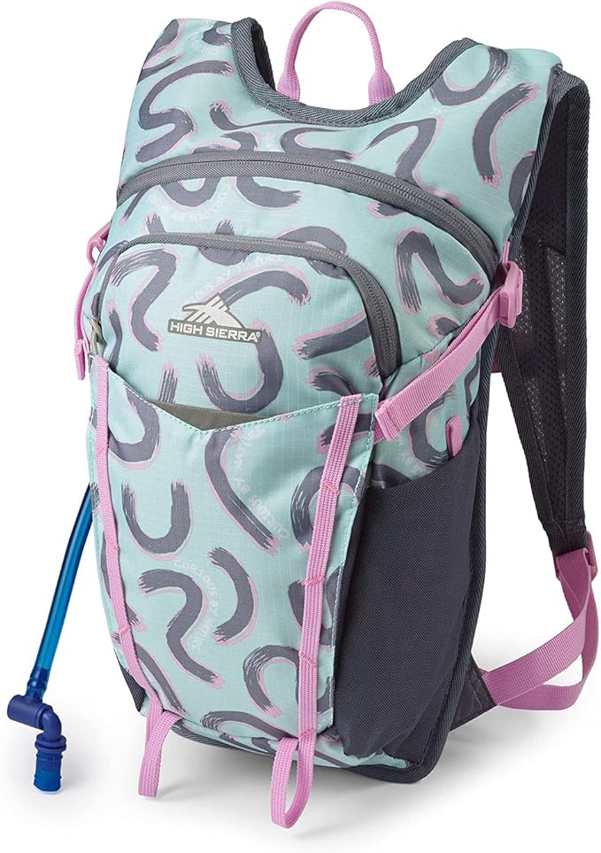 High Sierra Hydrahike 2.0 Hydration Backpack with 2L Water Bladder for Running, Hiking, Camping, or Cycling