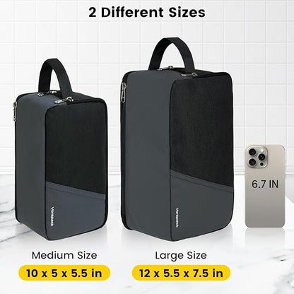 Vorspack Large Travel Toiletry Bag - Water Resistant Toiletry Bag for Men Dopp Kit for Bathroom Toiletries Accessories Gifts - Black