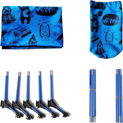 Kids Camping Cot and Toddler Travel Bed | Lightweight and Compact Cots for Sleeping | 5’9” x 27.5” x 5.3” – Portable Folding Cot for Toddler, Kids, Youth and Even Adults