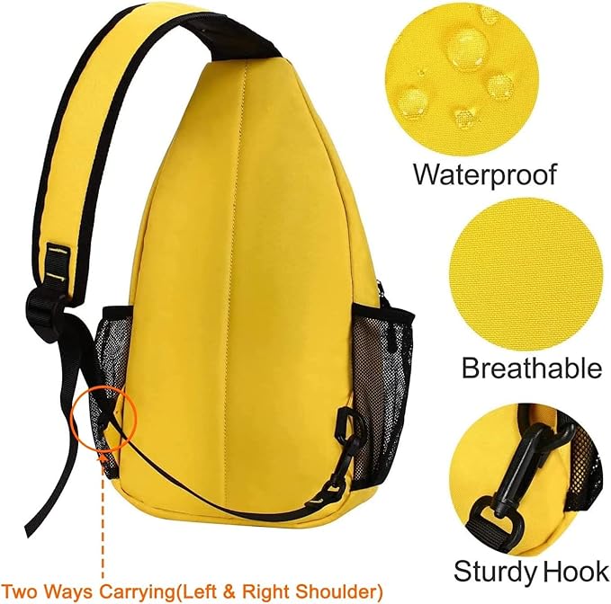 MOSISO Sling Backpack, Multipurpose Crossbody Shoulder Bag Travel Hiking Daypack