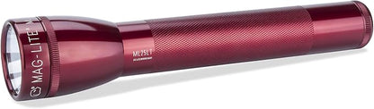 Maglite ML25LT LED 3-Cell C Flashlight, Red