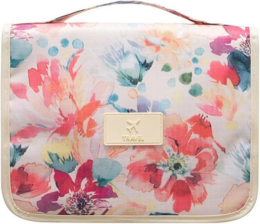 Mossio Hanging Toiletry Bag - Large Cosmetic Makeup Travel Organizer for Men & Women with Sturdy Hook