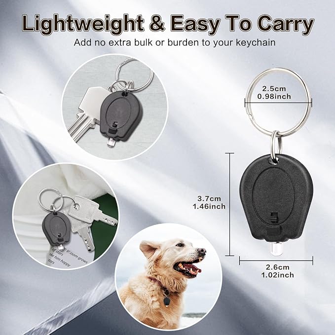 12 Pack Mini UV LED Keychain Flashlight, 395nm UV Light Keychain Flashlight, UV Keychain Flashlight, UV Keychain Light Black Light for Detections