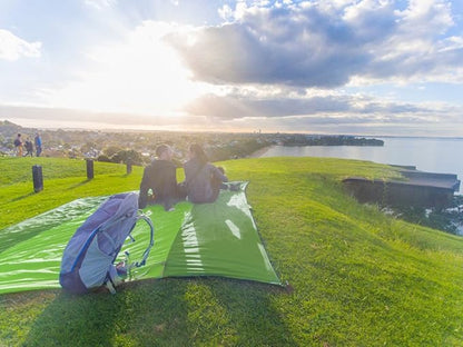 WEKAPO Beach Blanket Sandproof, Extra Large Beach Mat, Big & Compact Sand Free Mat Quick Drying, Lightweight & Durable with 6 Stakes & 4 Corner Pockets