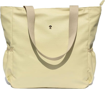 ESVAN Original Floral Water Resistant Large Tote Bag Shoulder Bag for Gym Beach Travel Daily Bags Upgraded