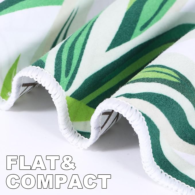 Genovega Microfiber Lightweight Thin Beach Towel Sandproof Compact Clearance Towels Quick Dry Sand Free No Sand Pool Swim Blanket Travel Essentials Accessories Vacation Women Men Adult Gift Flamingos