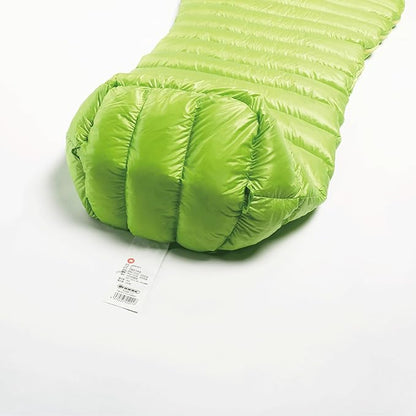 Mini 6 Degree 800FP Goose Down Sleeping Bag Ultralight Down Sleeping Bag for Backpacking and Camping for Men & Women (Green, Regular)