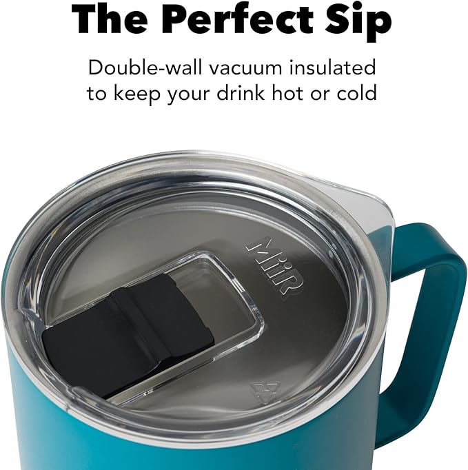MiiR, Camp Cup, Vacuum Insulated, Stainless Steel with Slide Lid, BPA Free, Prismatic, 8 Fluid Ounces