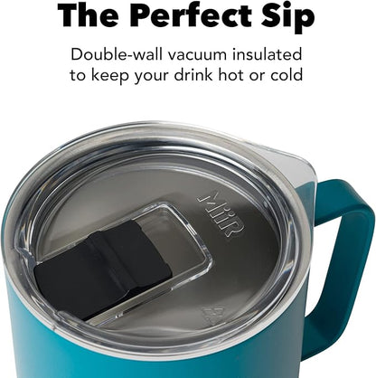 MiiR, Camp Cup, Vacuum Insulated, Stainless Steel with Slide Lid, BPA Free, Prismatic, 8 Fluid Ounces