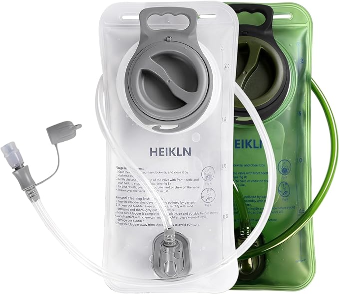 Hydration Bladder, 2L-3L Water Bladder for Hiking Backpack Water Storage Bag Reservoir, BPA Free Water Pouch Hydration Pack Replacement for Bicycling Cycling Hiking Camping Hunting Running