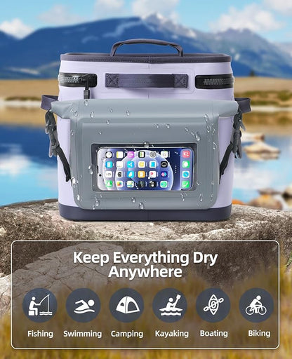Multipurpose Waterproof MOLLE Dry Bag for YETI Cooler Bag and Tactical Backpack, Compatible with YETI Backpack, Hopper, Tote, Small Pouch with Shoulder Strap, Cooler Accessories