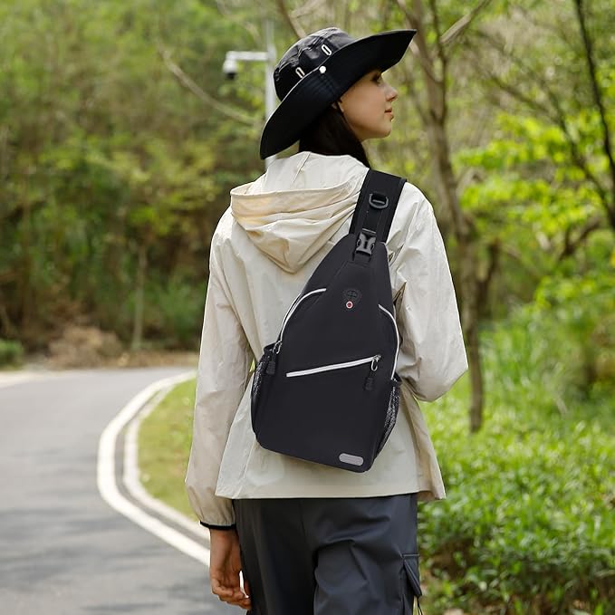 MOSISO Sling Backpack, Multipurpose Crossbody Shoulder Bag Travel Hiking Daypack