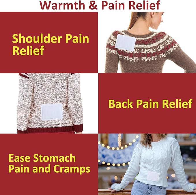 Hand Warmers - (Upgraded Large) Long Lasting Safe Natural odourless air Activated Hand Warmers - Up to 12 Hours of Heat - 20 Tablets for Cold Weather Such as Skiing, Winter Camping etc.