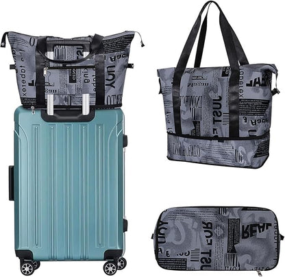 Womens Travel Duffel Bag Lightweight Sport Gym Bag Waterproof Weekender Overnight Bag with Wet and Dry Separation Pocket for Gym Training Yoga Fitness Swimming