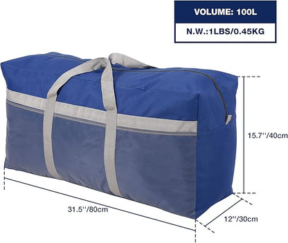 REDCAMP Foldable Travel Bag, Large Sports Bag, 75L/96L/100L, Lightweight Waterproof Tote Bag