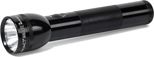 Maglite Heavy-Duty Incandescent 2-Cell D Flashlight, Black