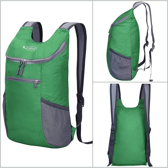 G4Free Lightweight Packable Hiking Backpack for Men Women Small Hiking Daypacks Foldable Shoulder Pack Casual Outdoor Bag 11L