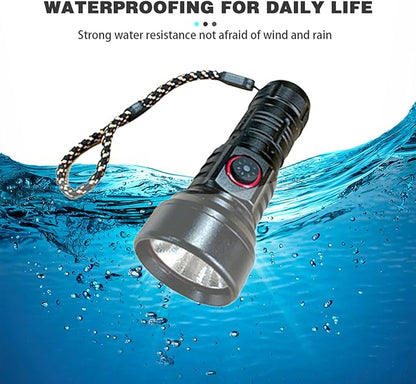 Mini Flashlights High Lumens Rechargeable, Super Bright Flashlight, Mini Flashlights for EDC Carry, Tactical Flashlight Waterproof Handheld Flash Light LED Flashlight for Emergencies, Camping, Hiking