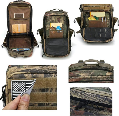 Military Tactical Backpack Army 3 Days Assault Pack Bag Large Rucksack with Molle System Hiking Treeking Rucksack