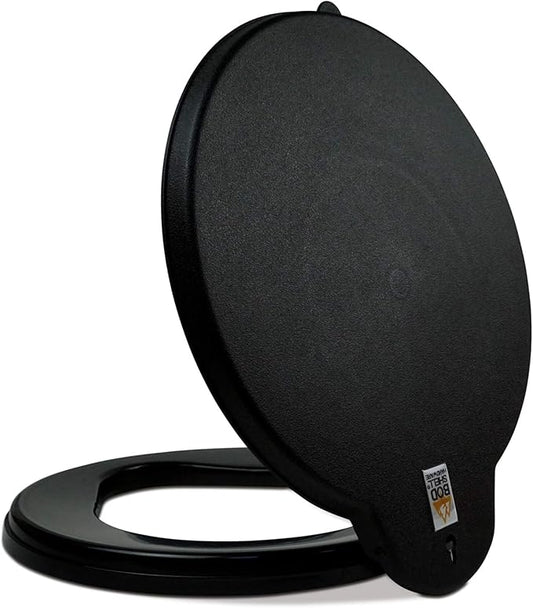 Portable Toilet Seat Lid for Emergencies and Camping - fits 5 Gallon Bucket (Lid Only)