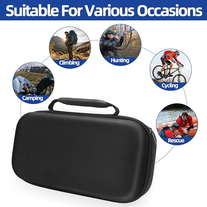 BAOFENG Walkie Talkie Case Holder Handheld Ham Radios Hard Storage Carrying Case For UV-5R BF-F8HP GM-15 Pro UV-5RA UV-5R+ Plus UV-5RE GT-5R BF-888S UV-S9 Plus UV-82 And Radio Accessories(Bag Only)